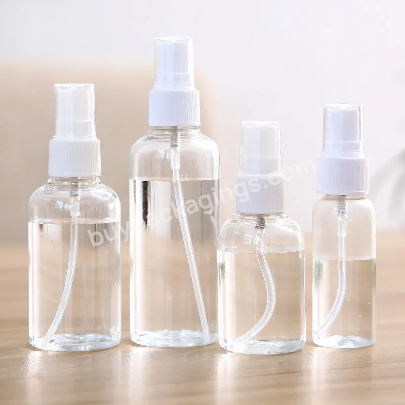 80ml 120ml 150ml Plastic Pet Transparent Empty Small Portable Size Perfume Fine Mist Spray Bottles