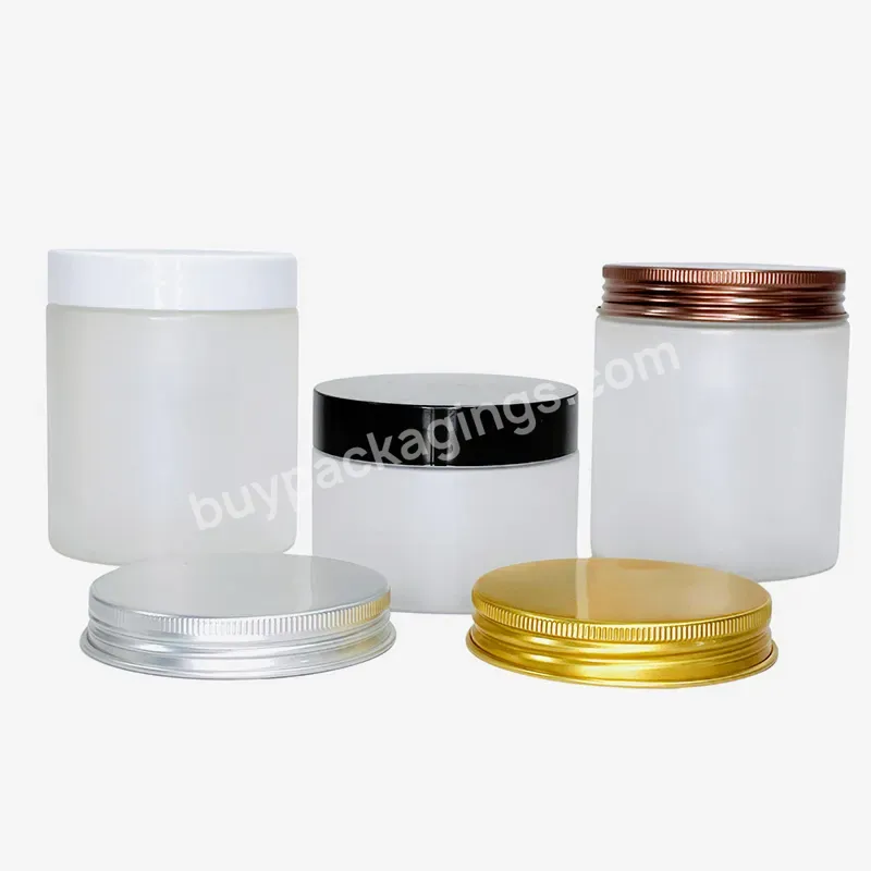 80ml 120ml 200ml 250g Frosted Body Butter Plastic Jar Customize Matte Luxury Cream Cosmetic Jar - Buy Custom Plastic Cosmetic Jars,Cosmetic Plastic Jars For Body Butter With Lids,Frosted Plastic Cosmetic Jar.