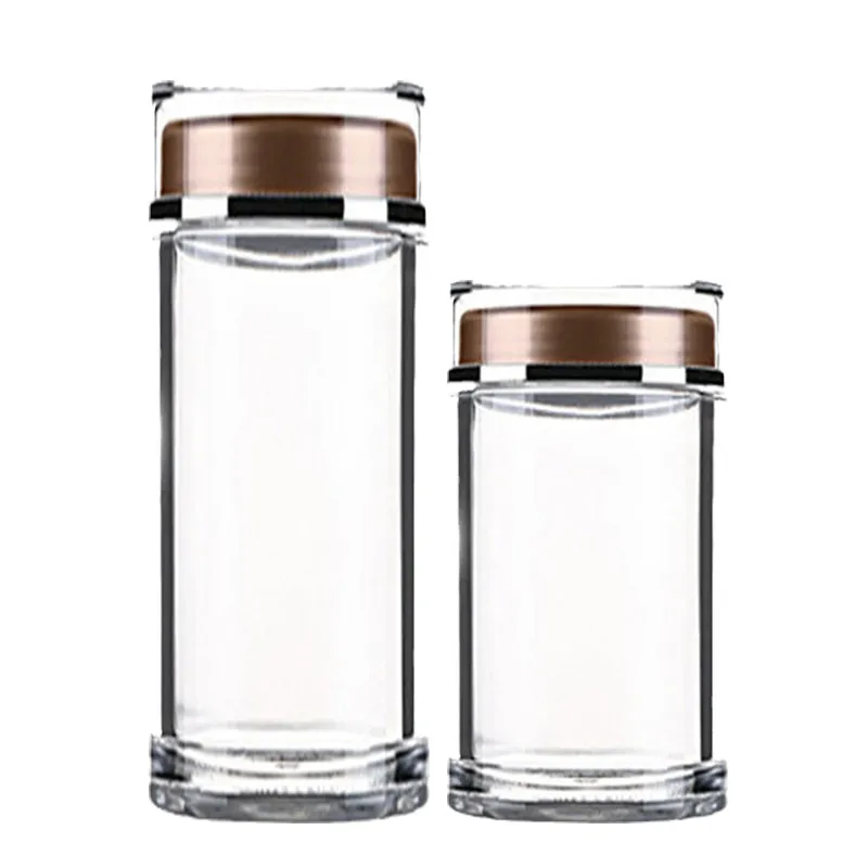 80ML 150Ml 200Ml Empty Clear Perfume Custom Round Tablet Capsule Fish Oil 60Ml Medicine Transparent Pill Bottle Glass