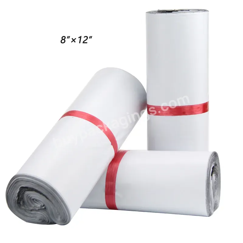 8*12inch High Quality 100% New Raw Material Plastics White Mailer Bag