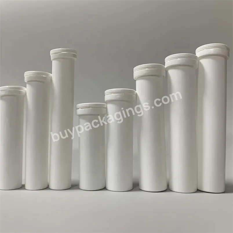 85mm 99mm 103mm 125mm 145mm Height Effervescent Tablets Packaging Tube Plastic Pp Vitamin C Bottle With Desiccant Spiral Cap