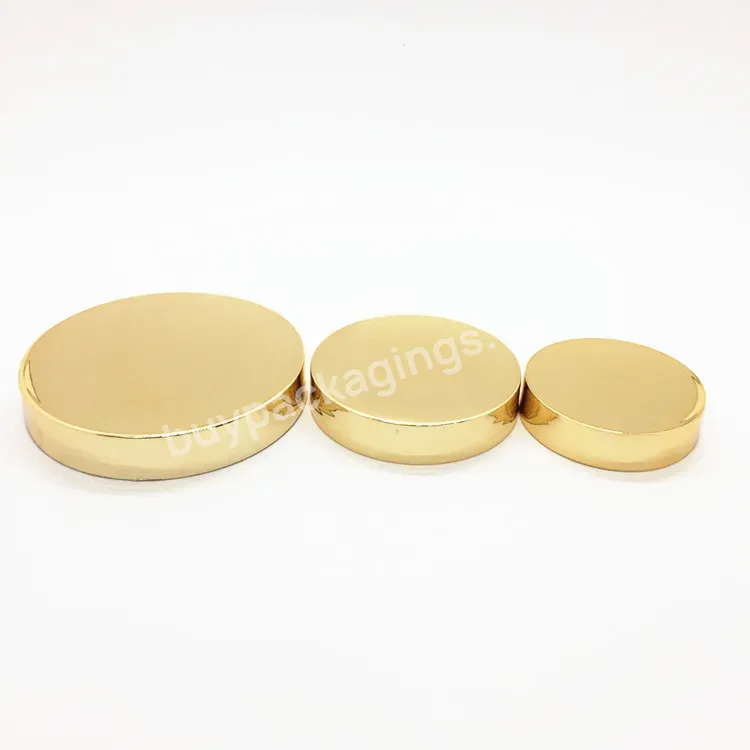 89mm Uv Golden Plastic Empty Jar Container Screw Cap