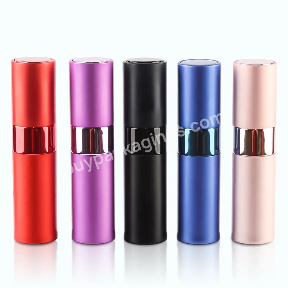 8ml Aluminium Bottom Refill Bottle Twist Up Refillable Perfume Atomizer - Buy Refillable Perfume Atomizer,5ml Perfume Atomizer,Perfume Atomizer For Travel.