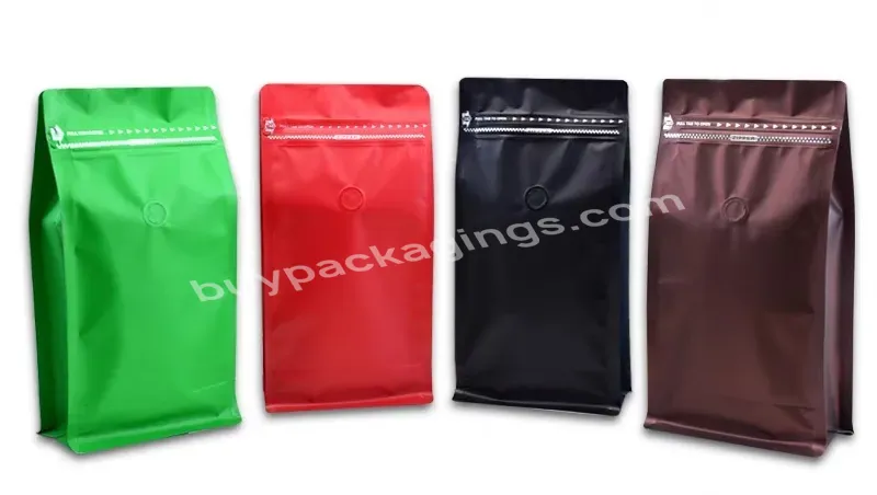 8oz 12oz Flat Bottom Coffee Bags Stand Up Food Bag With Air Release Valve High Barrier Vacuum Coffee Pouches - Buy 8oz 12oz Flat Bottom Coffee Bags,Stand Up Food Bag With Air Release Valve,High Barrier Vacuum Coffee Pouches.