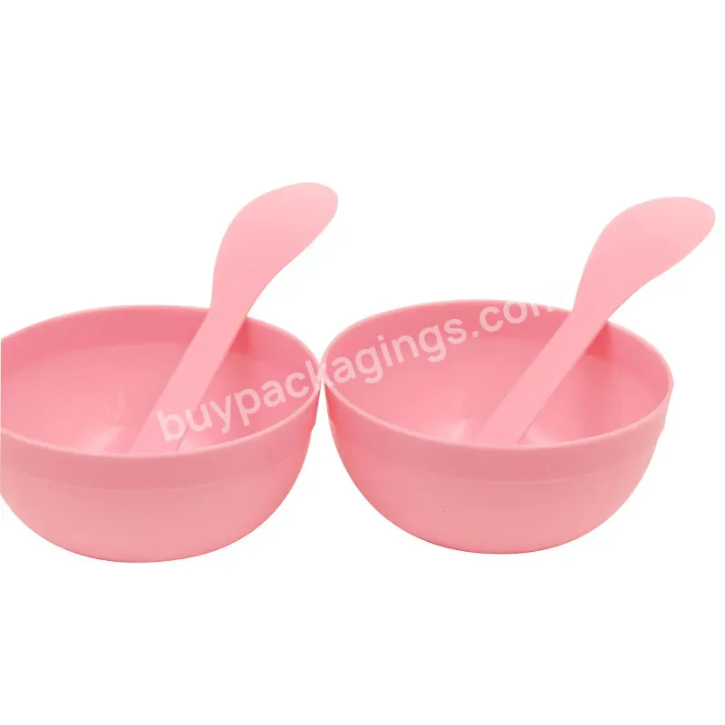 90*45mm Wholesale Mask Bowl Mask Stick Set Beauty Stirring Spoon Modulator Stick Two-piece Beauty Tool