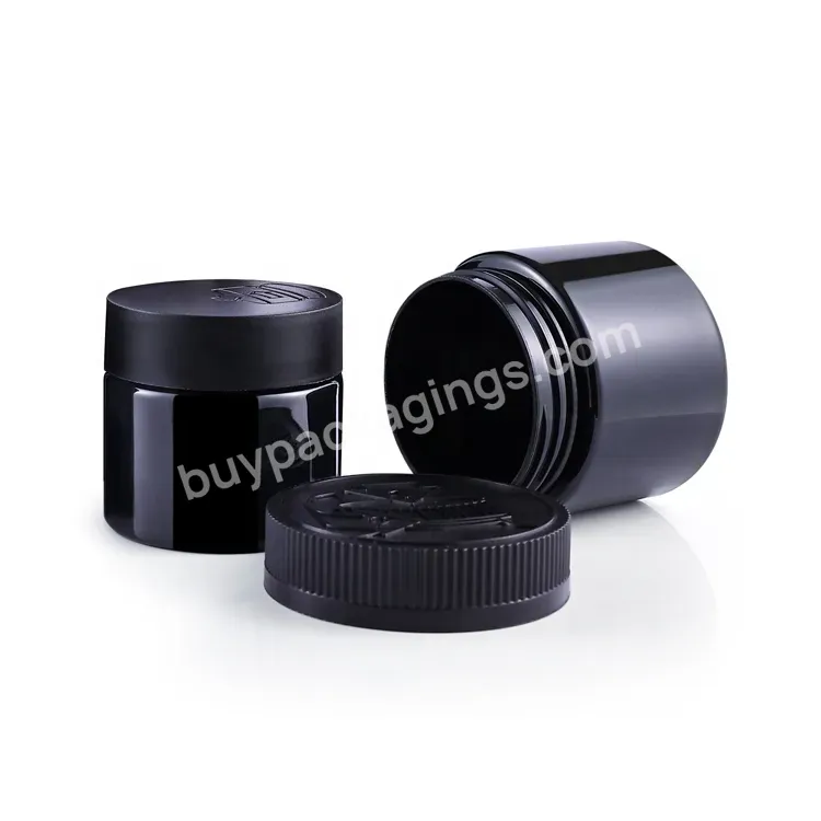 90ml 120ml 140ml 160ml 210ml 260ml Black Plastic Supplement Pill Medicine Capsules Bottles Black Child Proof Jar