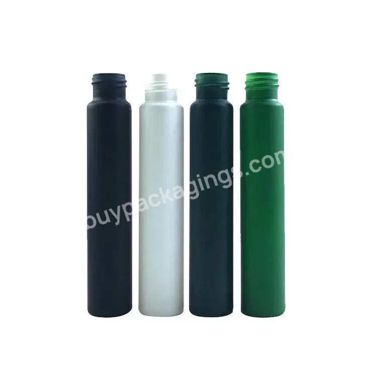 98mm 115mm 120mm Golden Aluminum Coat Roll Packaging Child Proof Glass Tube With Cr Top