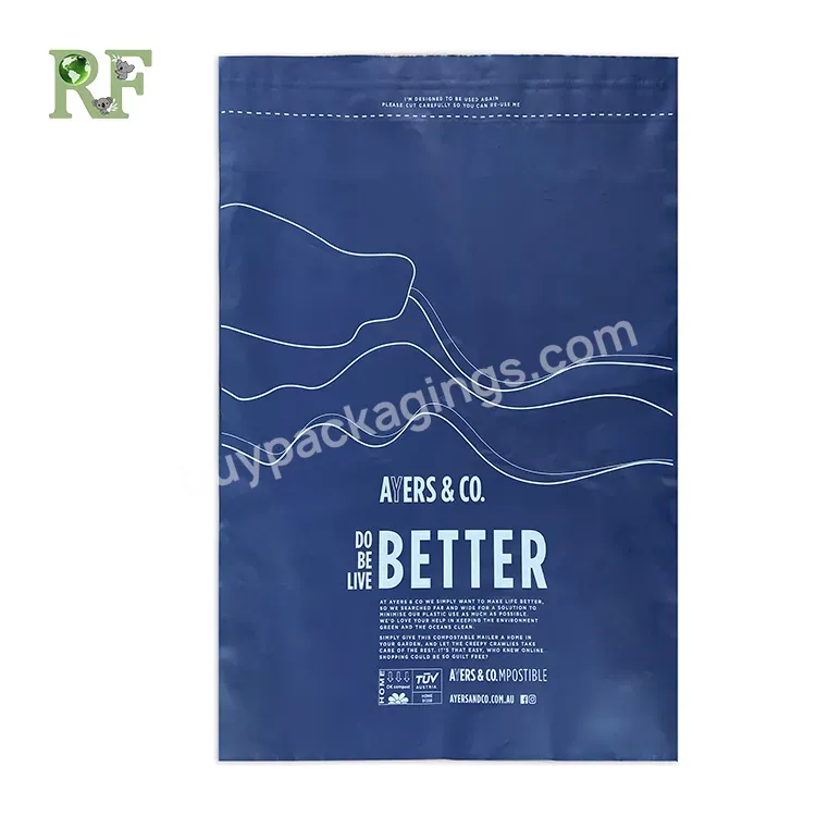 A4 100% Biodegradable Poly Mailers Compostable Mailing Shipping Bags