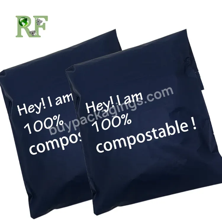 A4 A5size Custom Size Color Logo Compost Bags Biodegradable Plastic Mailing Shipping Bag