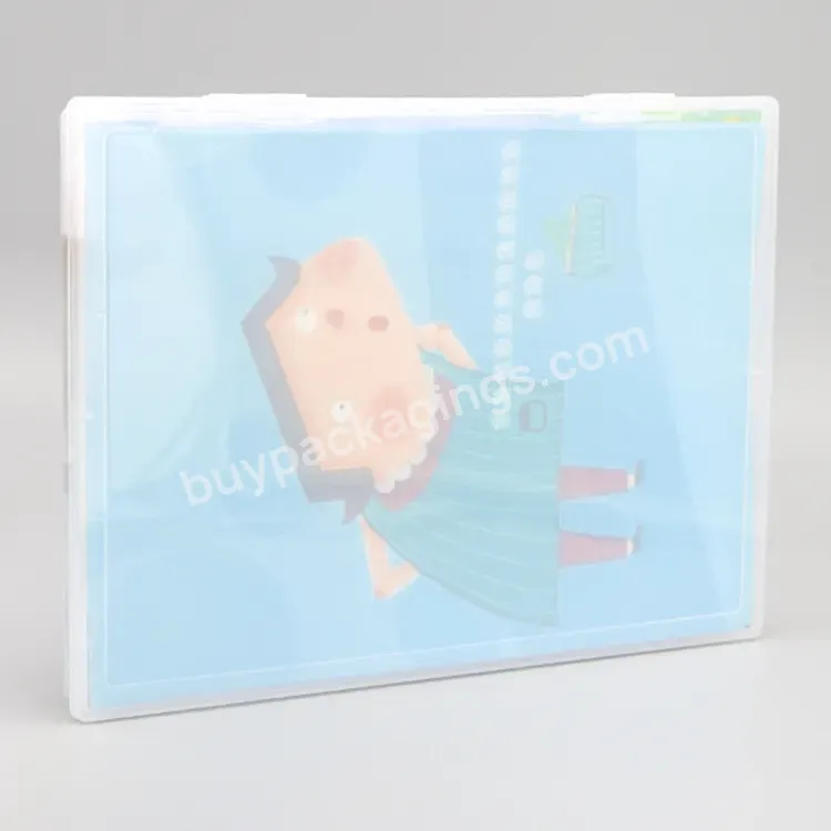 A4 Clear Plastic Paper Organizer Box Document Box Plastic File Folder Portable Project Tools Case File Folder Storage Case - Buy Plastic File Folder,Portable Project Case,A4 File Folder.