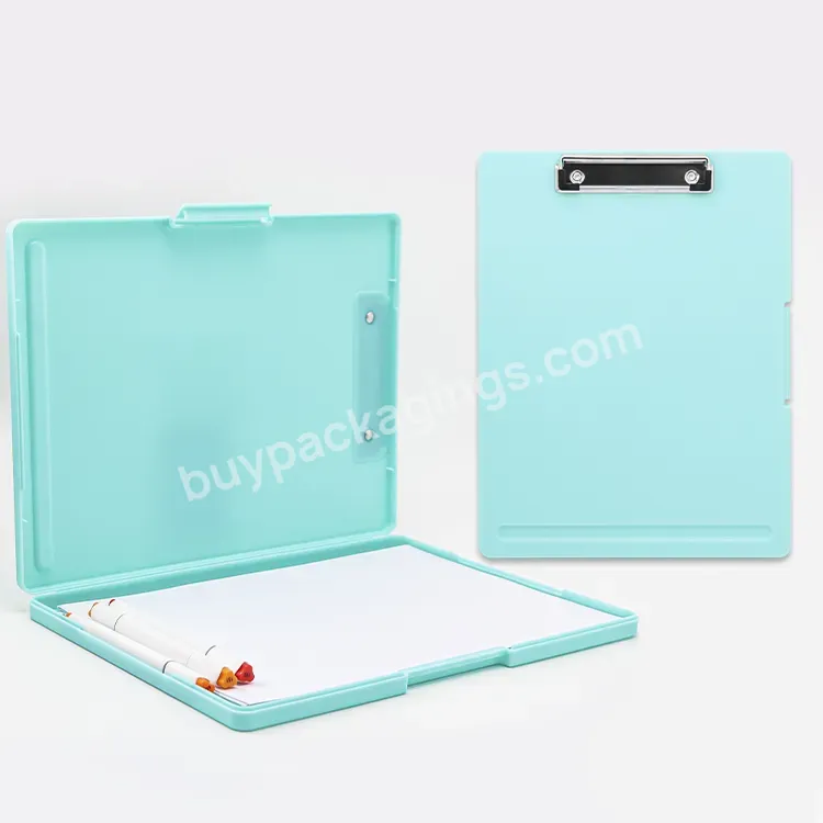 A4 Clipboard Folder A5 A6 Plastic Clipboard With Storage Folder Drawing Board Writing Board Paper Clip Board Customized - Buy Clipboard With Storage,A4 Clipboard Folder,Paper Clip Board.