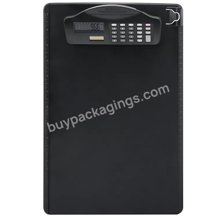 A4 File Folder Student Exam Pad Nursing Clipboard School Office Stationery Board Folder With Mini Calculator Writing Clip Board