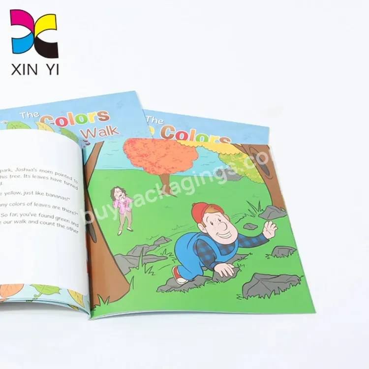 A5 Size Oem Customised English Kids Book Printing Paperback Brocure