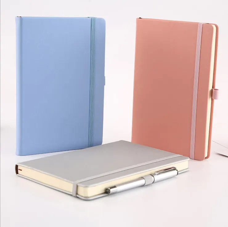 A5 Soft Cover journal Planner Custom PU Leather Diary Notebook