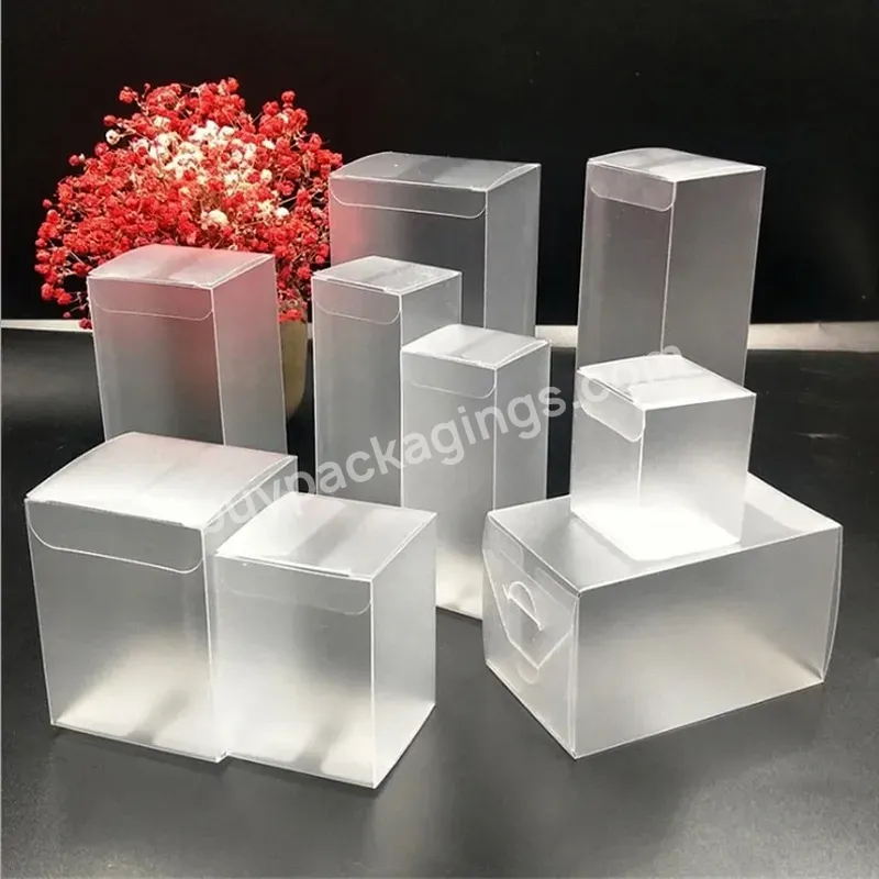 Accept Oem Odm Custom Clear Pvc Pet Pp Plastic Box Packaging For Comic Book