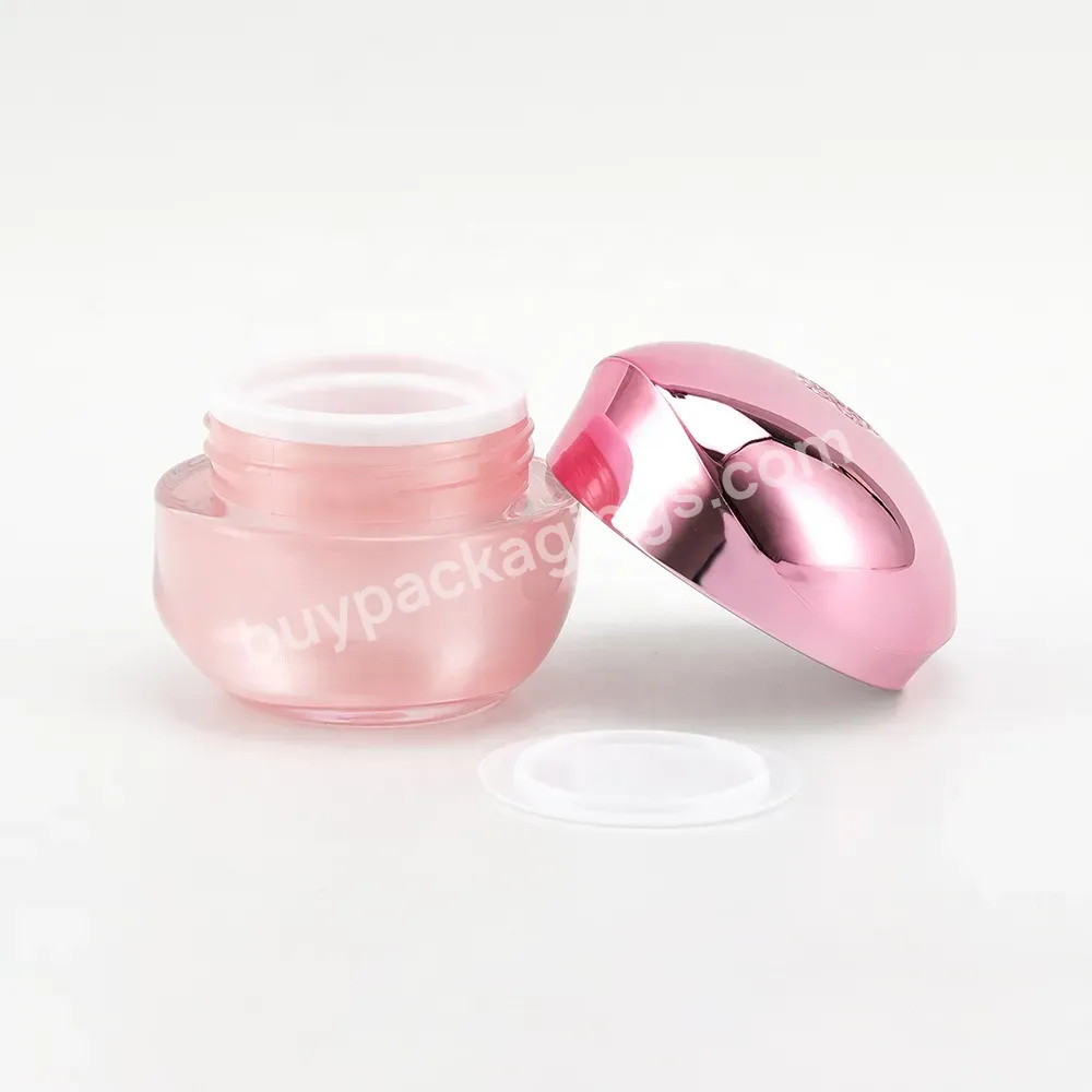 Acrylic Double Wall Cream Jar Face Cream Container Acrylic Cosmetic Packaging Containers