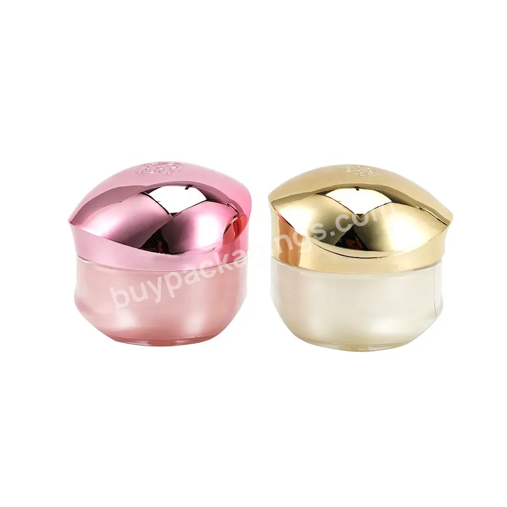 Acrylic Double Wall Cream Jar Face Cream Container Acrylic Cosmetic Packaging Containers