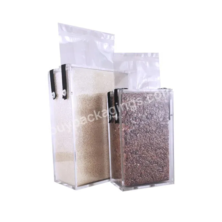 Acrylic Material Rice Bag Forming Mould Grain Vacuum Packaging Bag Rice Plastic Mould