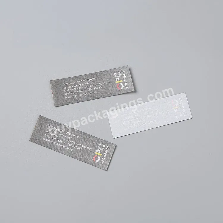 Adhesive Custom Satin Printed Labels For Clothing Supplier