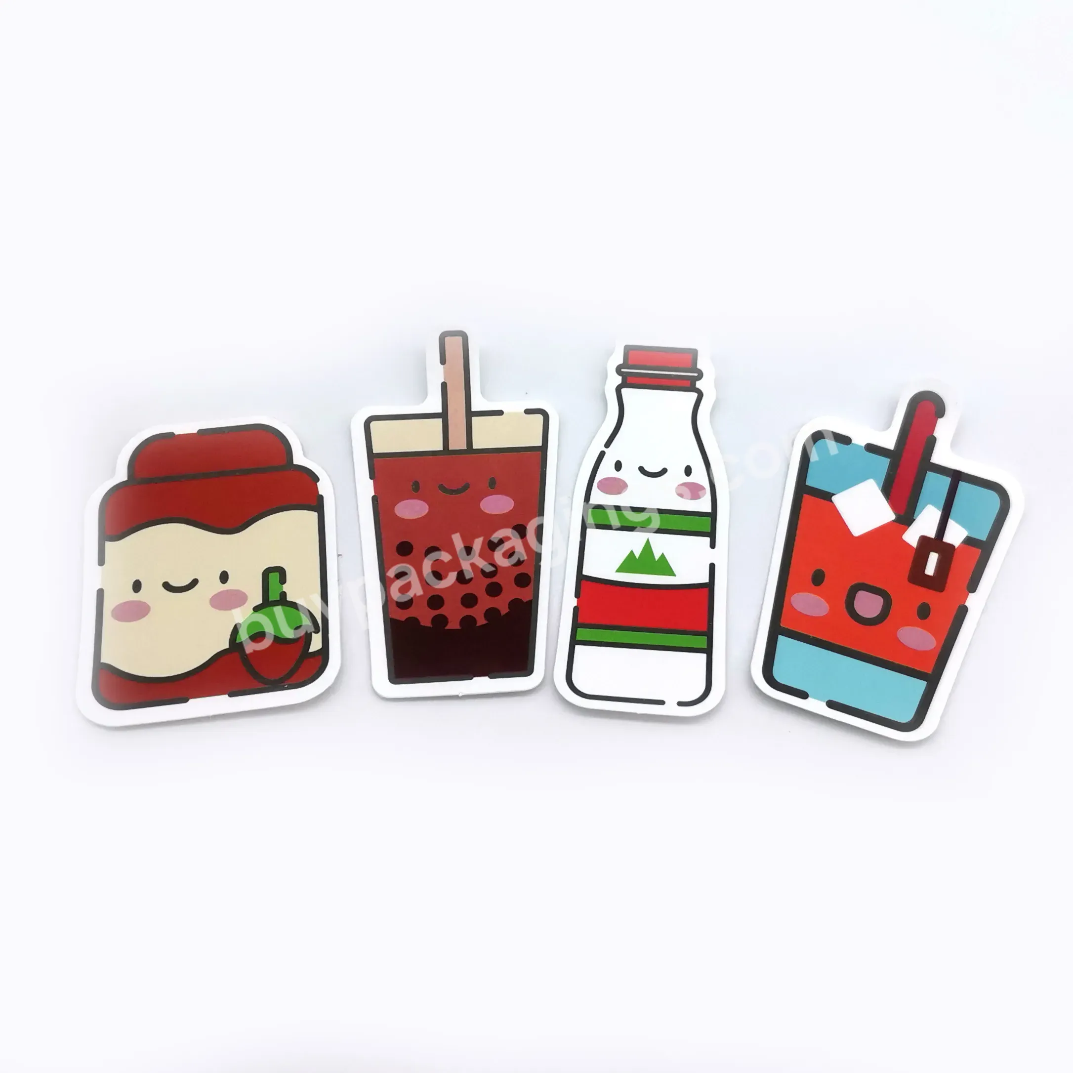 Adhesive Label Logo Design Die Cut Sticker Printing Waterproof Pvc Vinyl Custom Stickers Making