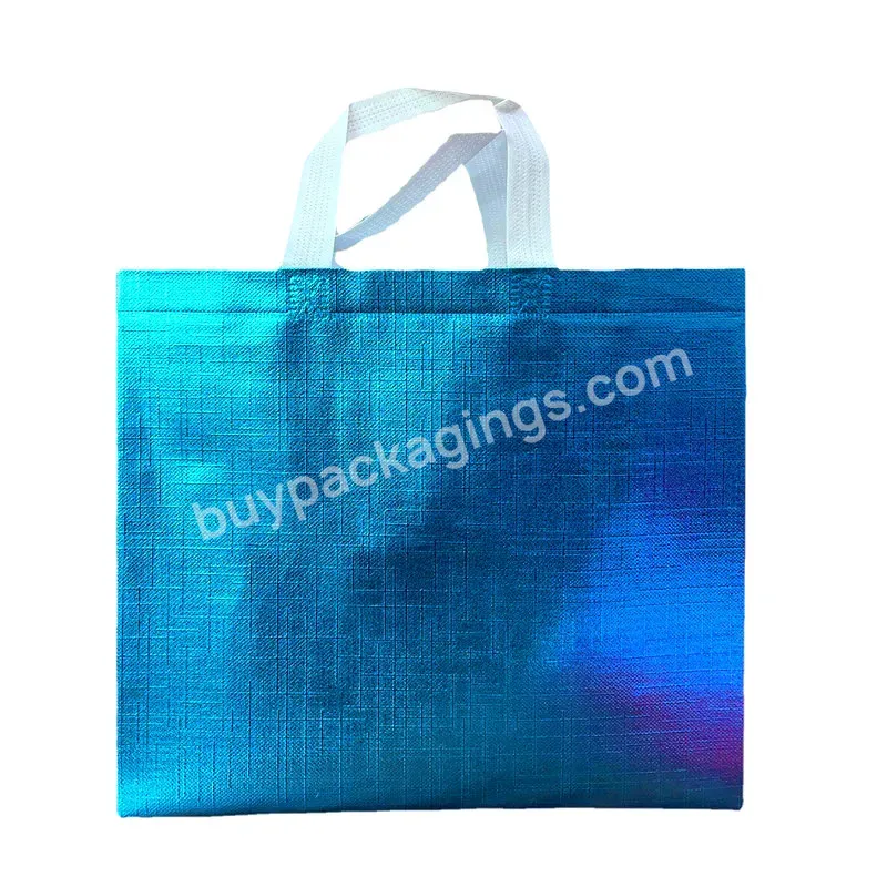Affordable Non Woven Shopping Bag Supermarket Use Non Woven Shoes And Clothes Bag With Handle