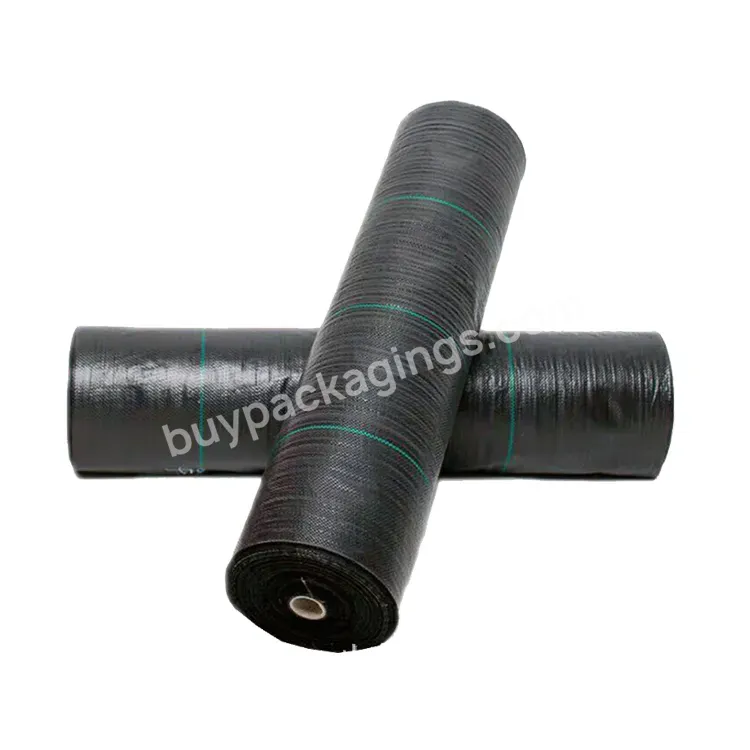 Agricultural Garden Black Color Plastic Anti Weed Plastic Mulch Film Ground Cover