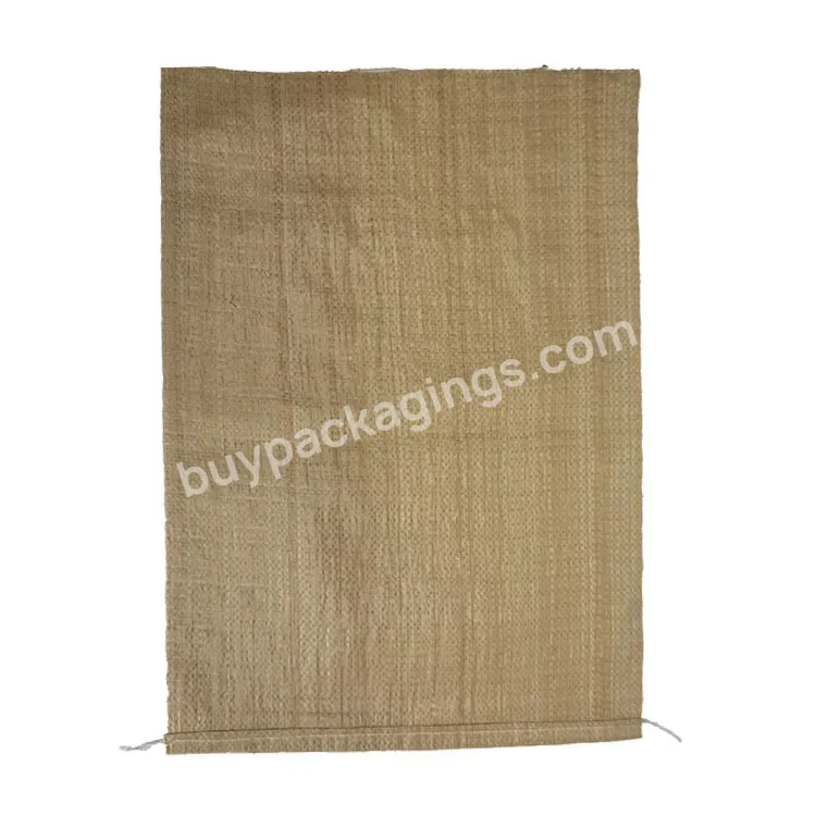 Agricultural Use Customized White Plastic Pp Woven Livestock Animal Feed Bag For Cow,Sheep Or Goat