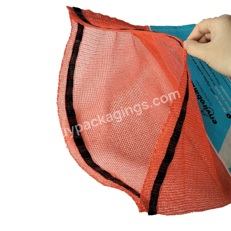 Agriculture Vegetables Packing Pp 25kg Onion Potato Poly Mesh Bags