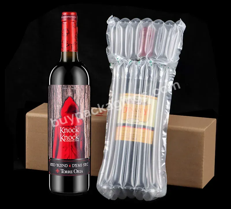 Air-dfly Factory Direct Sale Cushion Bubble Column Inflatable Wine Bottle Shipper Air Bag Protection