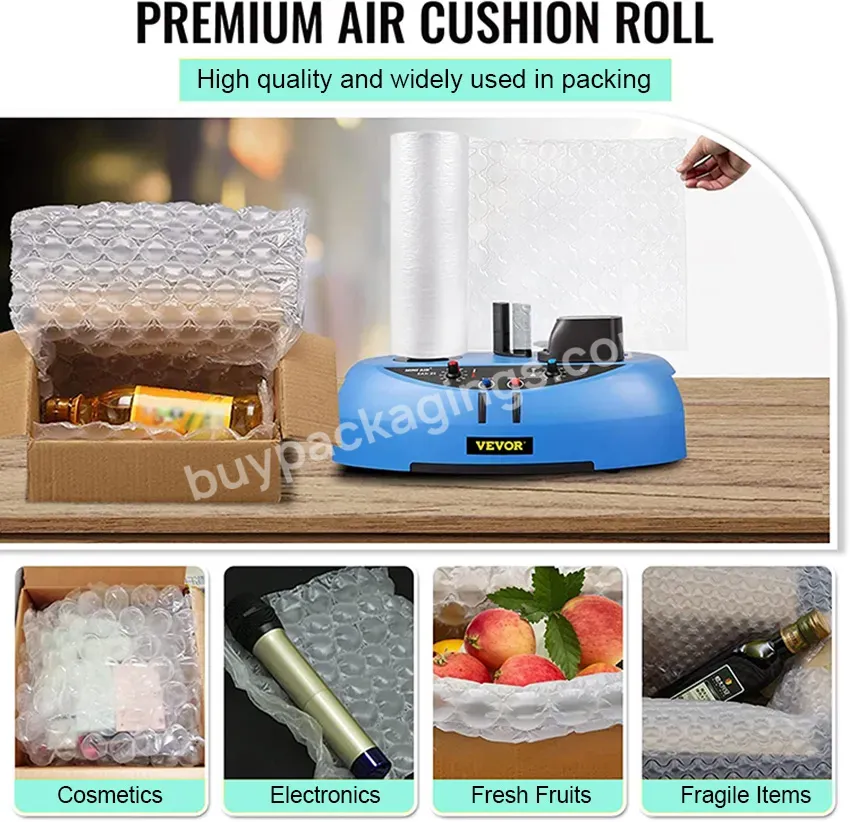 Air Pillow Film Packaging Plastic Air Cushion Bag Filling Packaging Air Filled Bags Packaging