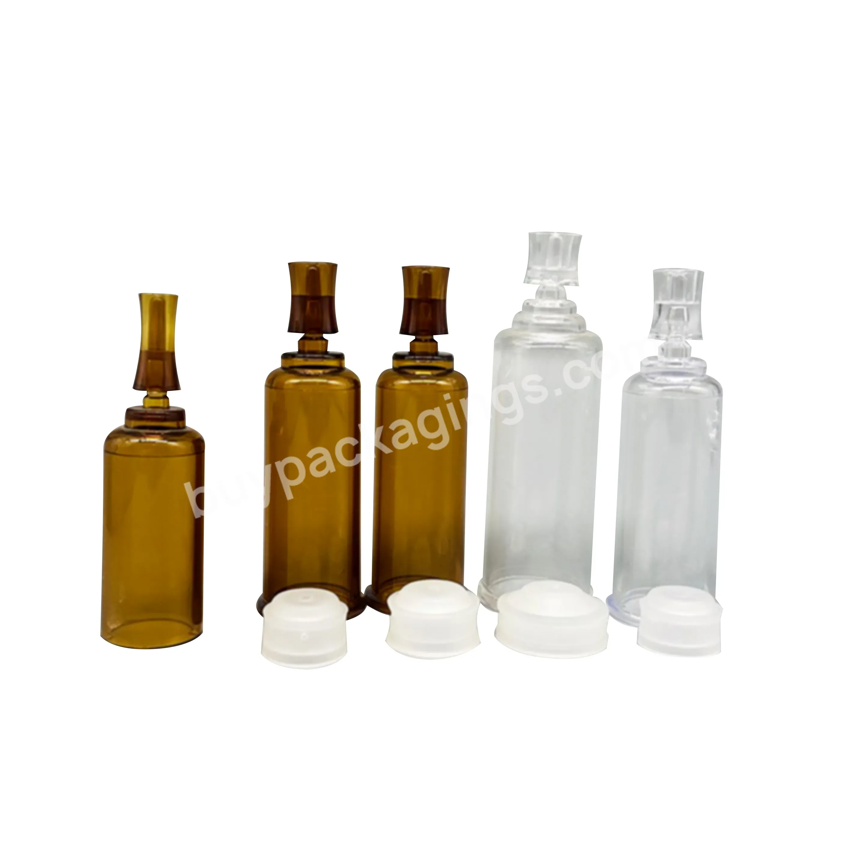 Airless Syringe Plastic Bottle 3ml 5ml 10ml 15ml Push Type Ampoule Bottle Skin Care Bottles - Buy Airless Syringe Plastic 15ml,Ampoule Bottle,Skin Care Bottles.