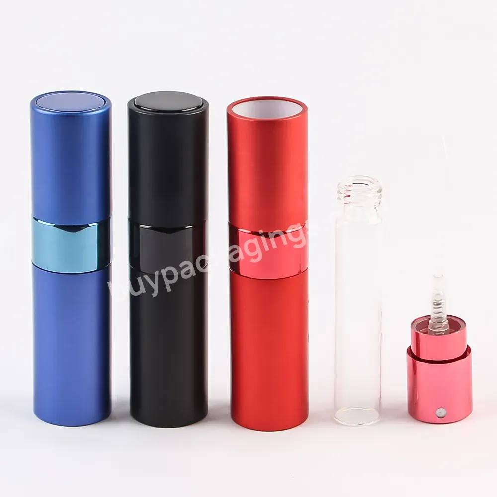 Aluminium Bottle 8ml Atomizer Mist Perfume Bottle Pocket Travel Mini Refillable Perfume Bottle