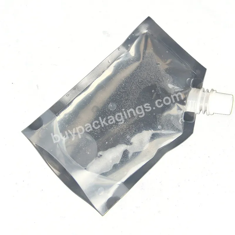 Aluminium Foil 10ml 30ml 4oz 1000ml Pink Water Bags Flip Top Flat Bottom Drink Reasonable Price Kraft Stand-up Pouch Spout