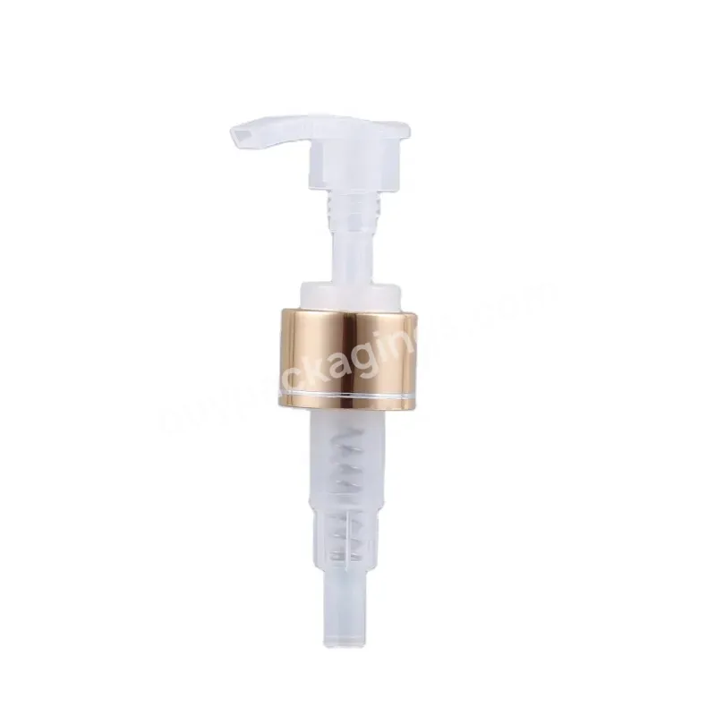 Aluminium Plastic Lotion Dispenser Pump 24 410 28 410 Personal Care Products Gold Silver Lotion Pump