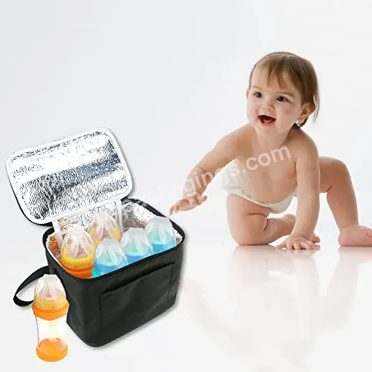 Aluminum Foil Lunch Snack Whole Foods Baby Bottle Breast Milk Warmer Delivery Thermal Insulated Small Cooler Bag For Breastmilk