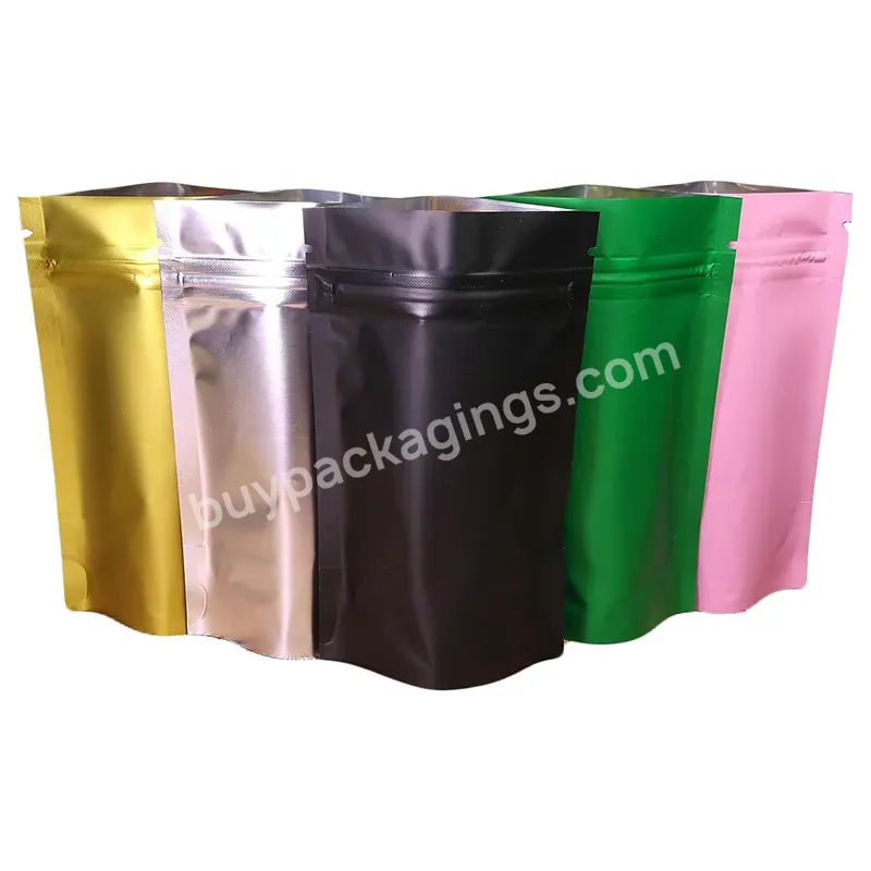 Aluminum Foil Mylar Bags Custom Food Packaging Stand Up Pouch Zipper Bags