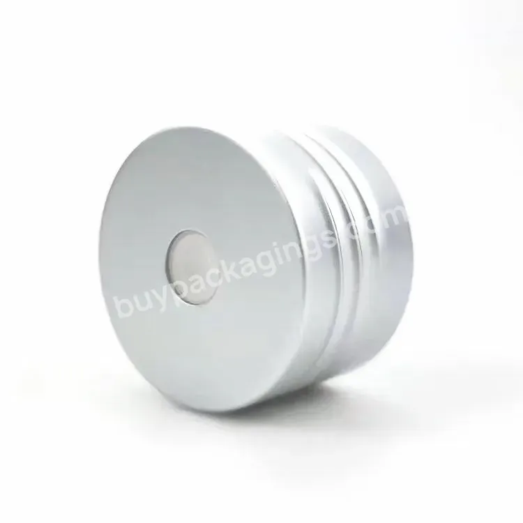 Aluminum Thread Screw Lid With Hole For Plastic Cosmetic Tube 100ml