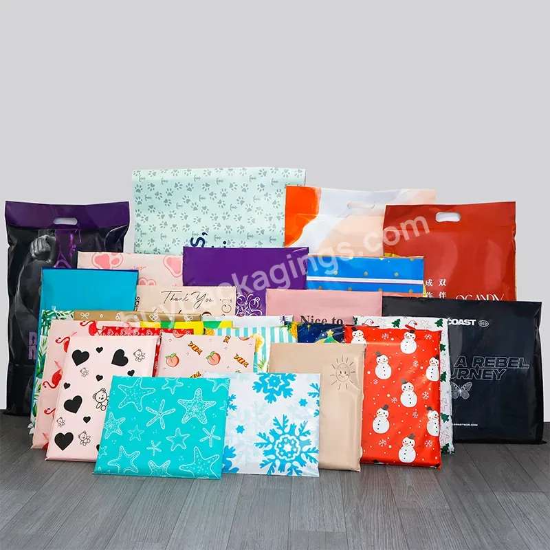 Amazon Custom Printed Poly Mailer Bag For Shipping Clothes Eco Friendly 10x13 Polymailer Bag