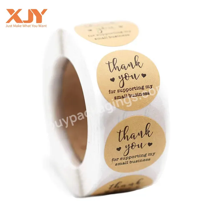 Amazon Hot Deals Custom Logo Printing 2inch 1inch Round Roll Thank You Stickers Rose Gold Foil Roll For Small Business