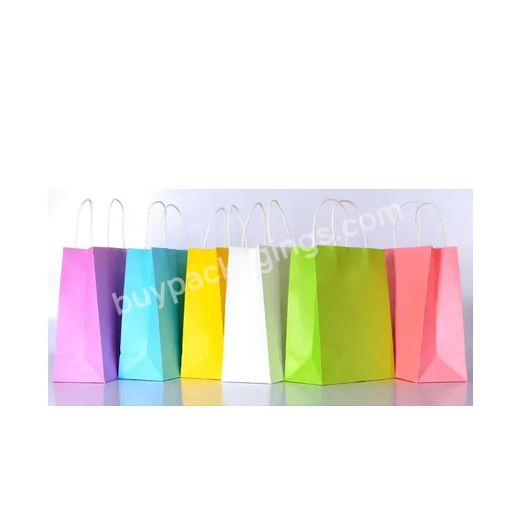 Amazon Hot Sale Luxury Paper Carrier Kraft Bags With Your Own Logo High Quality Customized Kraft Paper Bags For Retail