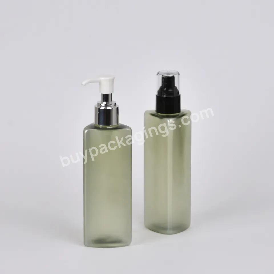 Amber Cosmetic Packing Toner Bottle 200ml 250ml 300ml Hand Sanitizer Hand Gel Bottle With Cap