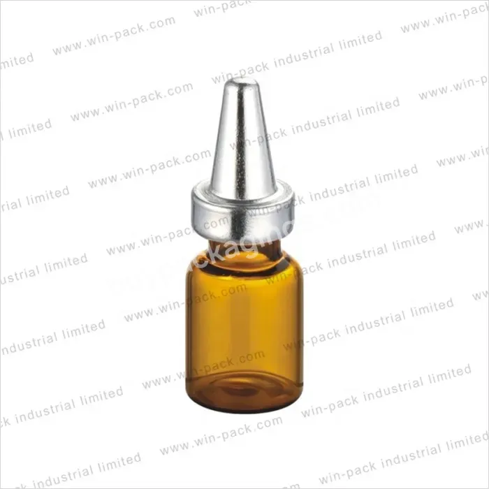 Amber Glass Perfume Sample Vial 2ml Essential Oil Bottle With Special Lid