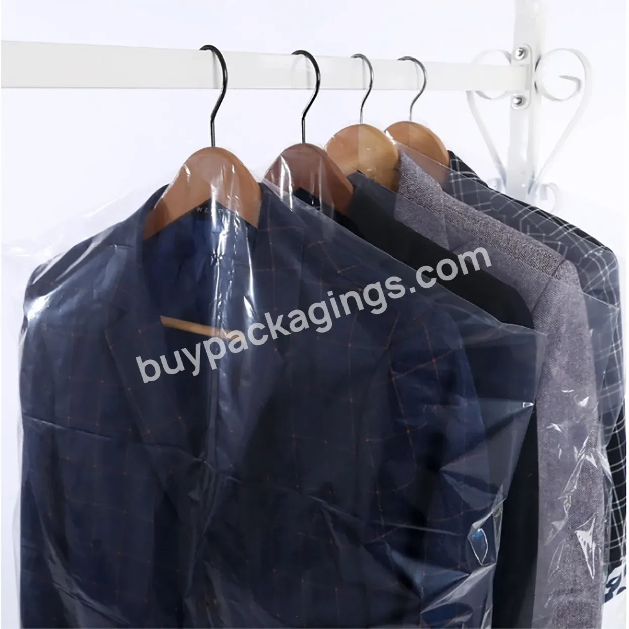 Anti-dust Clothes Packaging Plastic Bag Ldpe Packing Bags For Apparel Polyethylene Bag For Clothing