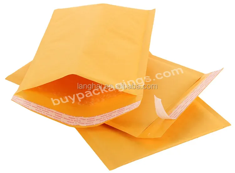 Anti Shock Bubble Paper Bags Shipping Mail Online Shopping Packaging/wholesale Price High Quality Paper Craft Bubble Envelopes
