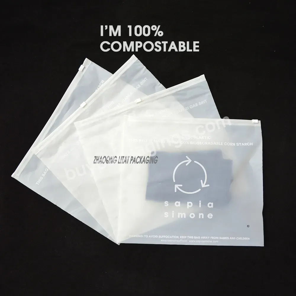 Apparel Garment Sachets Clothing Clothes 100 Pouches Empaques Ziplock Envases Plastic Bolsas Biodegradable Packaging Bags