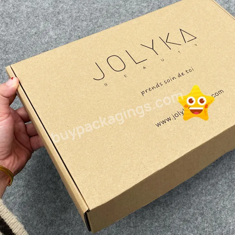 Apparel Packaging Box For Dress Custom Corrugated Paper Box Shipping Carton Box
