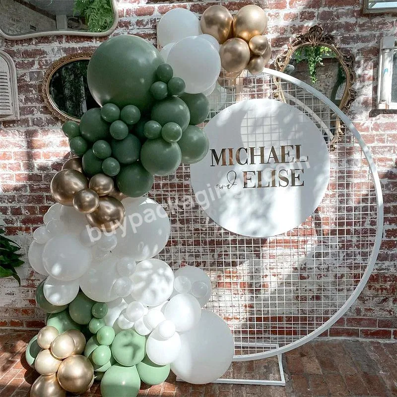 Arch Retro Olive Green Balloon Garland Kit For Baby Bridal Shower, Birthday Party, Wedding, Grad, Anniversary Party