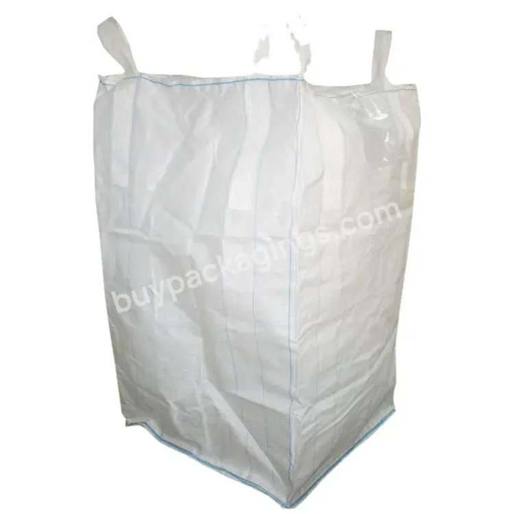 Attractive Price 1ton 1.5tons 2tons Polypropylene Fibc Big Cement Sack Maxi Baffle Jumbo Bag With Strong Loops Eco-friendly Fibc