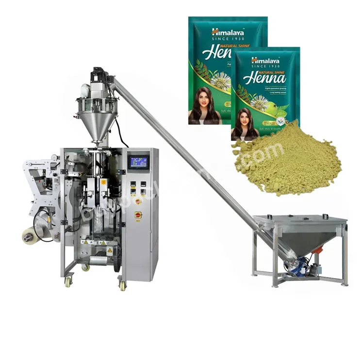 Auger Filler And Screw Conveyor Moringa Laundry Henna 3 4 Side Seal Powder Packaging Machine - Buy Vertical Packing Machine,Powder Packing Machine,Four Side Sealed Bag Packing Machine.