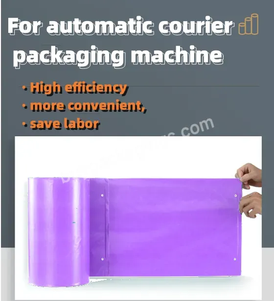 Auto For Electric Business Automatic Packing Machine Continuous Roll Mailing Bag 35*50cm Pre-opening Point Break Continuous Roll